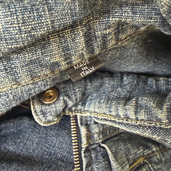 Vivienne Westwood Tokyo Exclusive Early 2000's Denim Moto Jacket - Picture 13 of 14